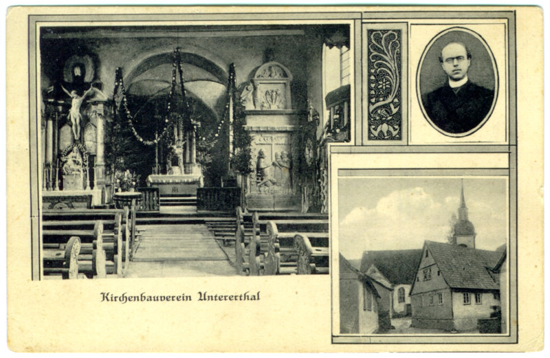 4 postkarte kirchenbauverein 1916